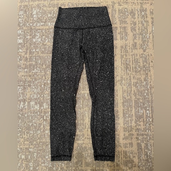 Lululemon ALIGN leggings. Size 4. Black and white speckled. Women’s - Picture 2 of 8